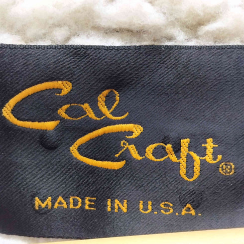 Cal Craft USA製 裏地ボア ウールブルゾン メンズ import:L