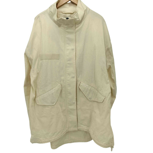 ジーナシス JEANASIS M-65デザイン ショルダージップ 2WAY モッズコート レディース F