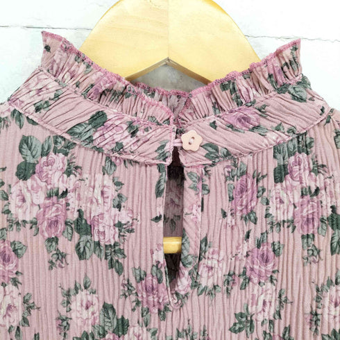 トゥデイフル TODAYFUL 花柄プリーツトップス レディース