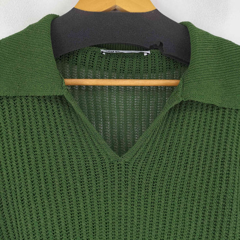 ザラ ZARA スキッパーニットシャツ レディース JPN:M