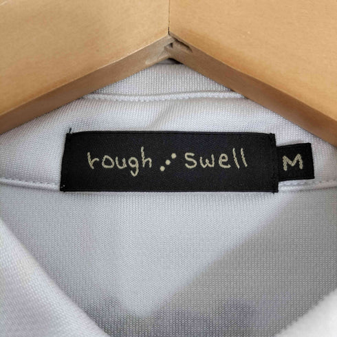 rough&swell 61 ナンバリング刺繍 ワッペン ボタンダウン ゴルフポロシャツ メンズ JPN:M