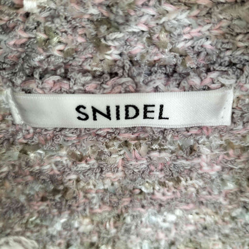 スナイデル snidel 24AW ツイードニットワンピース レディース ONE SIZE