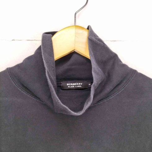 バーバリーブラックレーベル BURBERRY BLACK LABEL フロントプリントタートルネックカットソー メンズ JPN:3