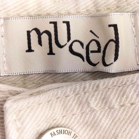 MUSED ローライズワイドデニムパンツ レディース JPN:M