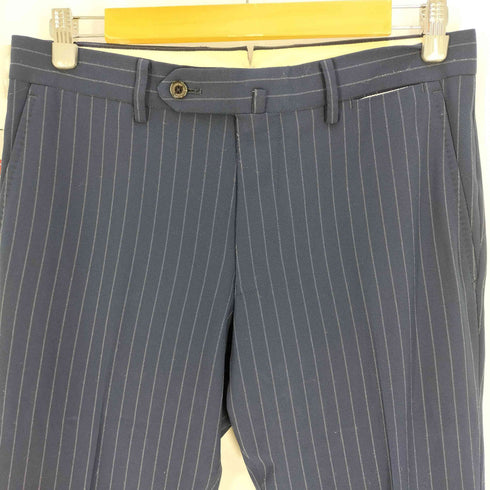 マッキントッシュフィロソフィー MACKINTOSH PHILOSOPHY ストライプ センタープレス スラックスパンツ メンズ 40