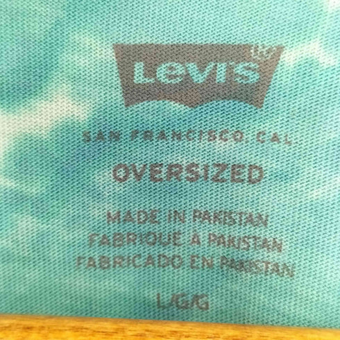 リーバイス Levis ワンポイントロゴ タイダイ柄TEE メンズ JPN:L