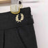 フレッドペリー FRED PERRY ロゴ刺繍 タック フレア スカート レディース 8
