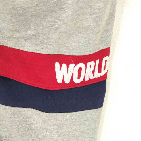 ステイプル staple ロゴ刺繍裾ジップスウェットパンツ メンズ 3XL