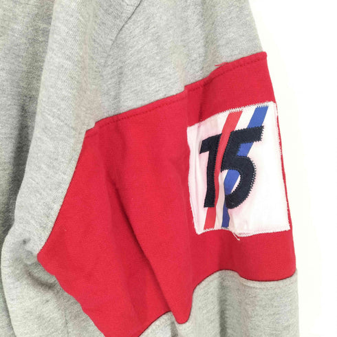 ステイプル staple ロゴ刺繍裾Vガゼットプルオーバーパーカー メンズ 3XL