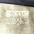 ステイプル staple ロゴ刺繍裾Vガゼットプルオーバーパーカー メンズ 3XL