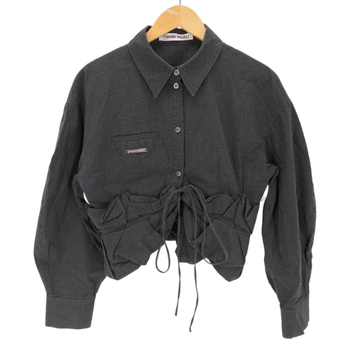 プランクプロジェクト PRANK PROJECT ボリュームフリルショートシャツ / Voluminous Ruffled Short Shirt レディース FREE