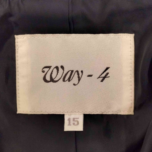 Way-4 紺ブレ 金ボタンテーラードジャケット レディース 15