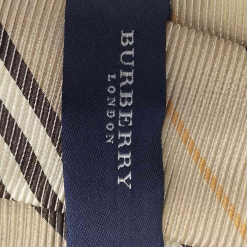 バーバリーロンドン BURBERRY LONDON ボーダー シルクネクタイ メンズ