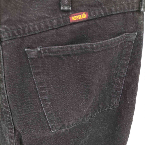 ラスラー RUSTLER 87619CB BLACK DENIM PANTS メンズ 32×32