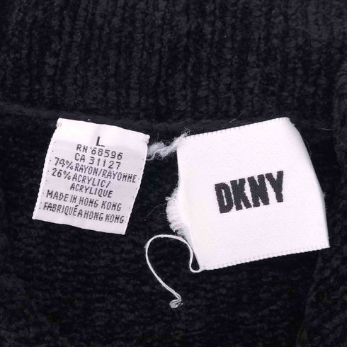 ダナキャランニューヨーク DKNY ベロア ロングカーディガン レディース JPN:L