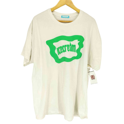 アイスクリーム ICE CREAM 両面プリントクルーネックTシャツ メンズ