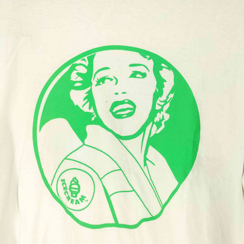 アイスクリーム ICE CREAM 両面プリントクルーネックTシャツ メンズ