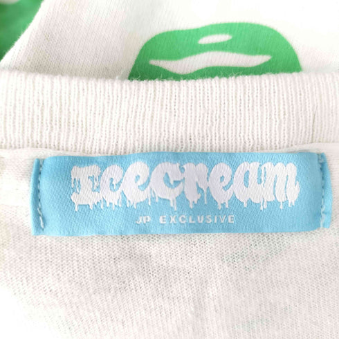 アイスクリーム ICE CREAM 両面プリントクルーネックTシャツ メンズ