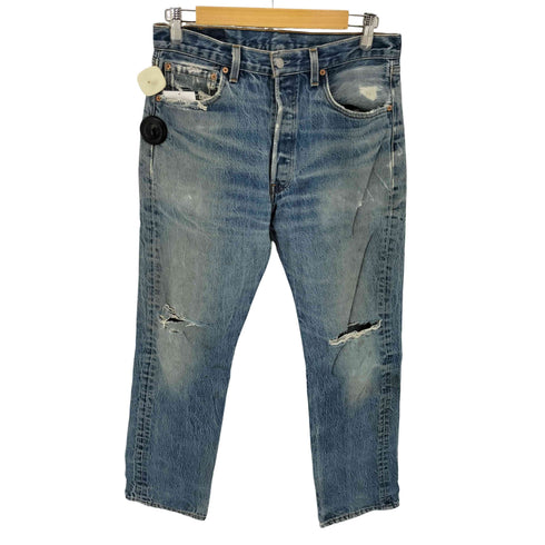 リーバイス Levis 90S MADE IN USA 501-0000 524刻印 ボタンフライデニム ダメージ メンズ W34/L34