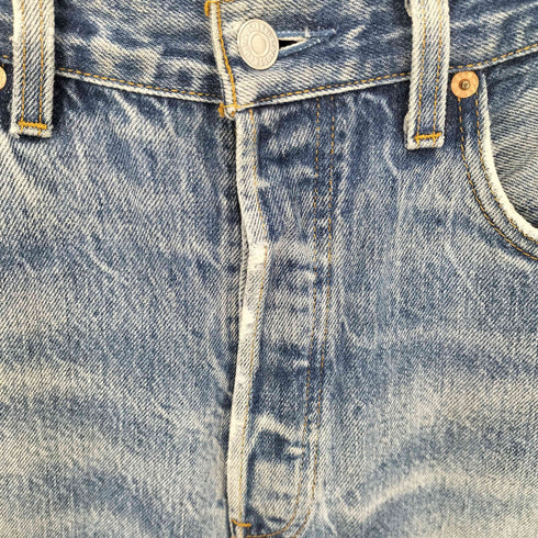 リーバイス Levis 90S MADE IN USA 501-0000 524刻印 ボタンフライデニム ダメージ メンズ W34/L34