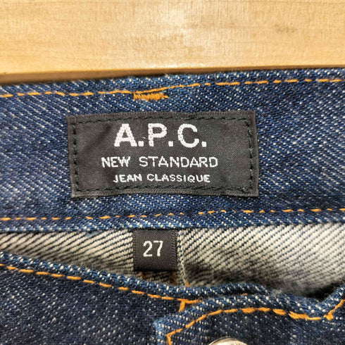 アーペーセー A.P.C. ボタンフライ ストレートデニム レディース US:26-27