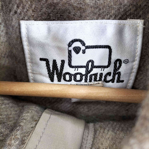 ウールリッチ WOOLRICH 70S MADE IN USA 60/40クロス チェック ブランケット マウンテンパーカー メンズ import:XL