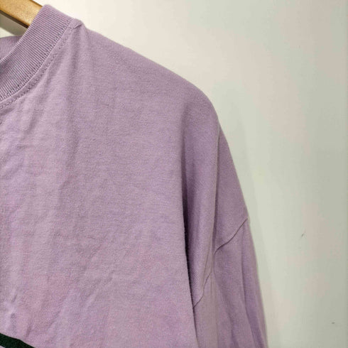 カットレイト CUTRATE 両面プリント ロングスリーブ クルーネックTシャツ メンズ XXL
