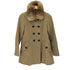 バーバリーブルーレーベル BURBERRY BLUE LABEL ラビットファー ウールダブルコート レディース EUR:38