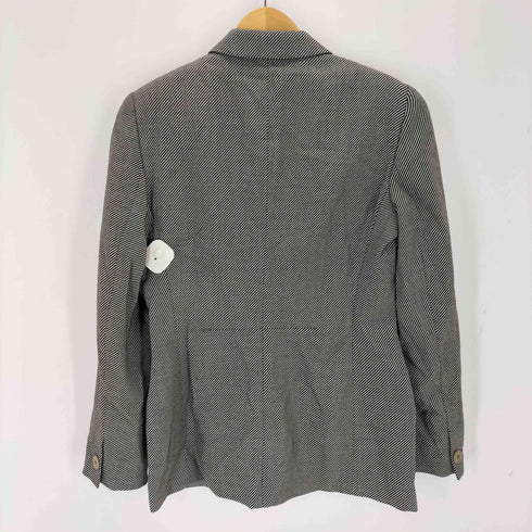 ジョルジオアルマーニ Giorgio Armani イタリア製 レジメンタルストライプ カシミアテーラードジャケット レディース 42