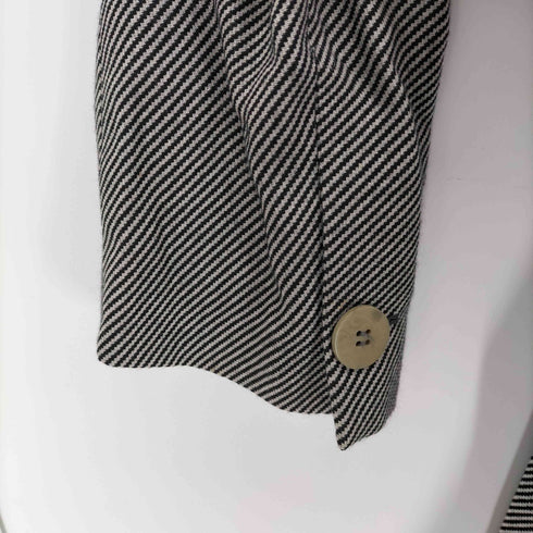 ジョルジオアルマーニ Giorgio Armani イタリア製 レジメンタルストライプ カシミアテーラードジャケット レディース 42