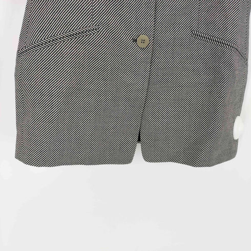 ジョルジオアルマーニ Giorgio Armani イタリア製 レジメンタルストライプ カシミアテーラードジャケット レディース 42