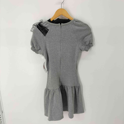 レッドヴァレンティノ RED VALENTINO リボンデザイン S/S スウェットワンピース レディース