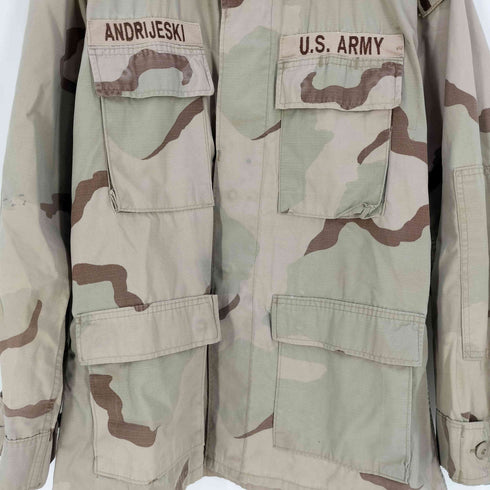 ユーエスアーミー U.S. ARMY DESERT CAMOUFLAGE PATERN COMBA JACKET デザートカモ コンバット ジャケット メンズ MEDIUM REGULAR