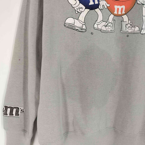 キャラクタープリント クルーネックスウェット メンズ import:M