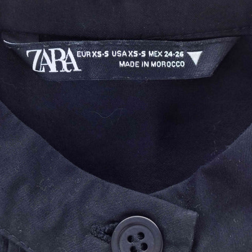 ザラ ZARA ピンタックポプリンワンピース レディース import:XS