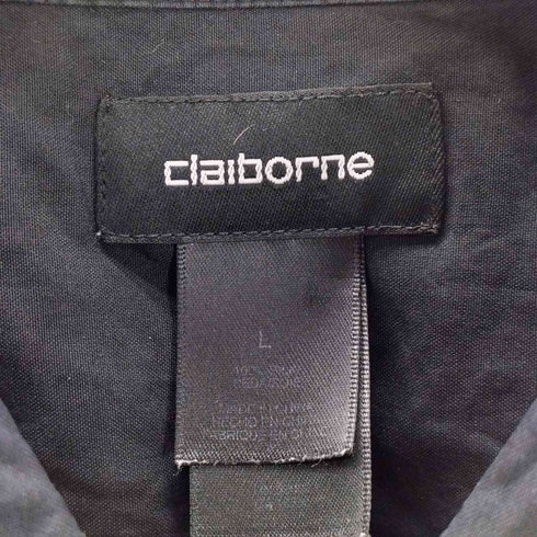 クレイボーン Claiborne 半袖シルクシャツ メンズ L