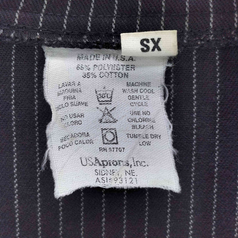 USAprons inc ストライプテーラードジャケット メンズ XS