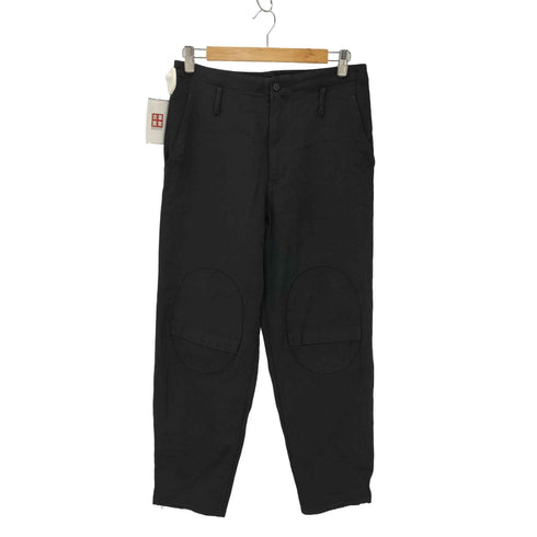 コムデギャルソンオムプリュス COMME des GARCONS HOMME PLUS プロテクション期 ニーパッチ 裾ジップウールパンツ メンズ S