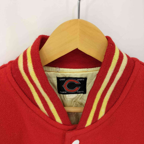 CHUO SPORTS 両面ワッペン スタジャン メンズ