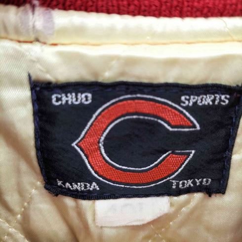 CHUO SPORTS 両面ワッペン スタジャン メンズ