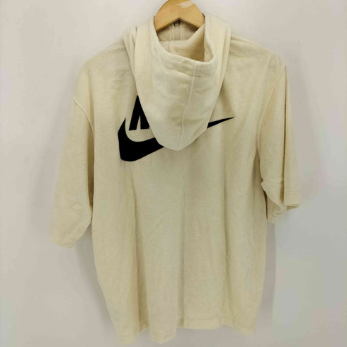 ナイキ NIKE S/S 花柄刺繍 パイル ハーフジップ フーディー パーカー メンズ import:M
