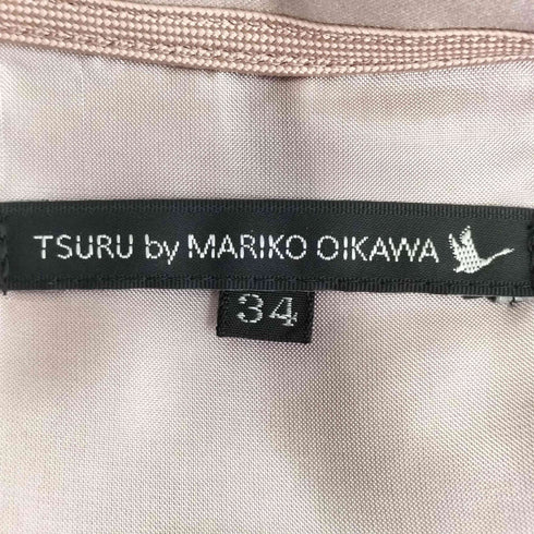 ツルバイマリコオイカワ Tsuru by Mariko Oikawa オデットスカート サテンフレアスカート レディース JPN:34