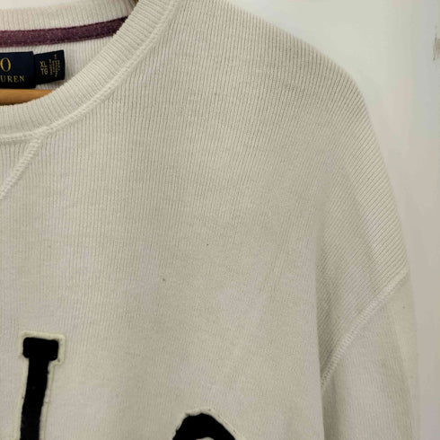 ポロラルフローレン POLO RALPH LAUREN POLOワッペン 前V リブスウェット メンズ XL