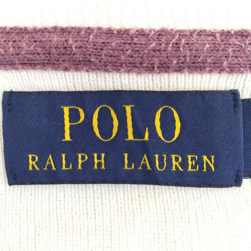 ポロラルフローレン POLO RALPH LAUREN POLOワッペン 前V リブスウェット メンズ XL