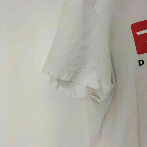 ディーゼル DIESEL S/S フロントロゴプリントTシャツ ステッチ メンズ import:L