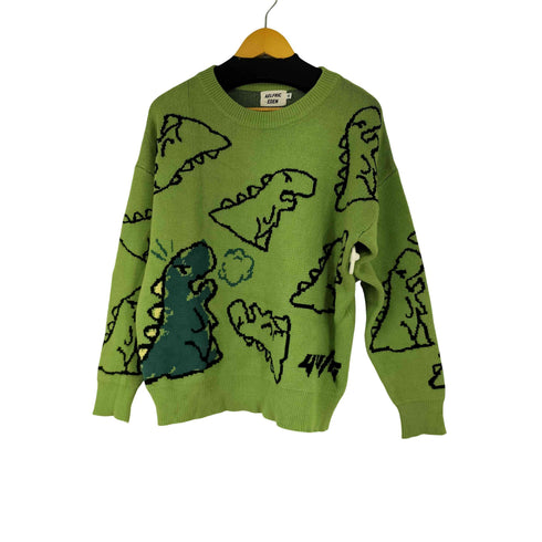 AELFRIC EDEN クルーネック総柄ニット レディース JPN:M