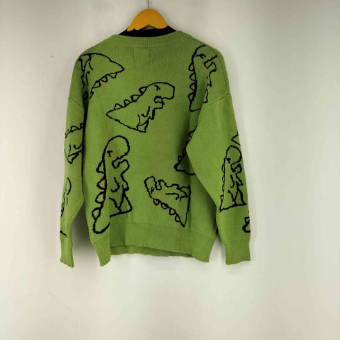 AELFRIC EDEN クルーネック総柄ニット レディース JPN:M