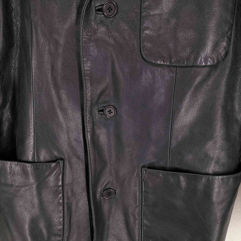 ギャップ Gap 00S OLD レザーテーラードジャケット メンズ XS
