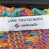 LOVE YOU SO MUCH マルチカラー カーディガン レディース