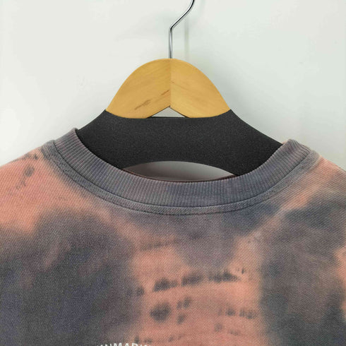 ザラ ZARA ダイダイ柄 L/S クルーネックスウェット レディース import:M